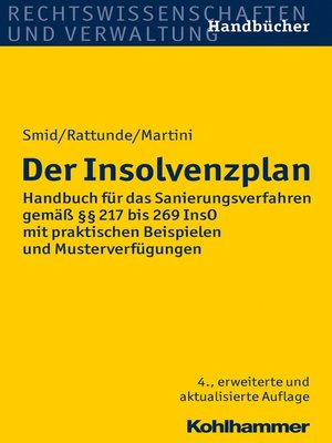 cover image of Der Insolvenzplan